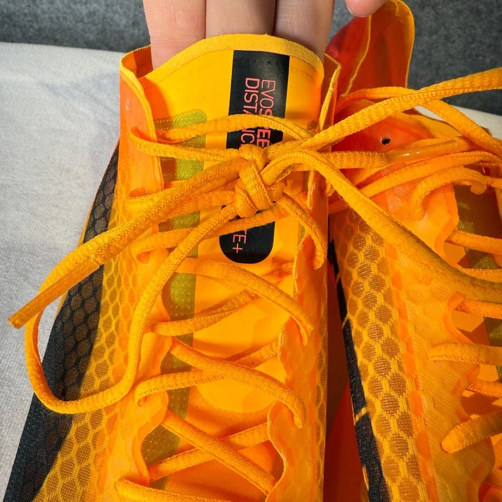 Puma Evospeed Distance Nitro Elite Men Running Spikes‎ Orange Black US 12.5